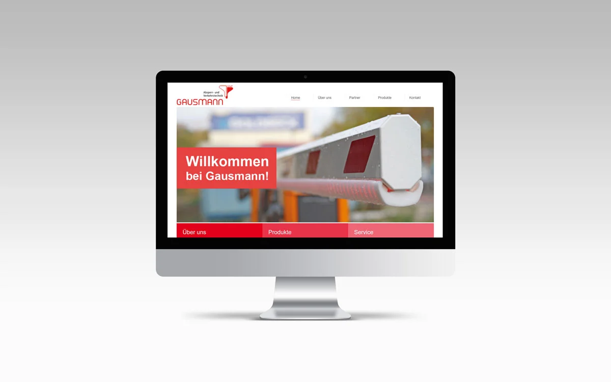Gausmann Website vor dem Update