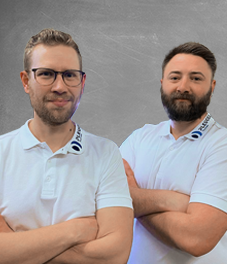 Patrick Fries und Marlon Schulz von Fritz Pleuegr OHG